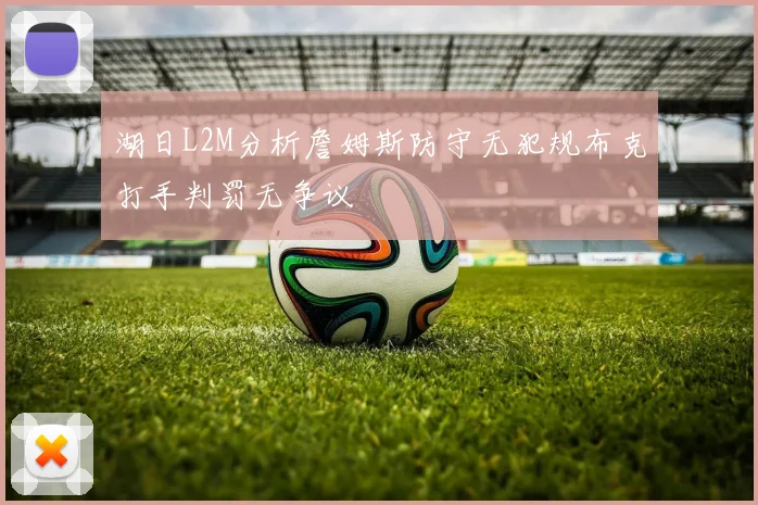 湖日L2M分析詹姆斯防守无犯规布克打手判罚无争议